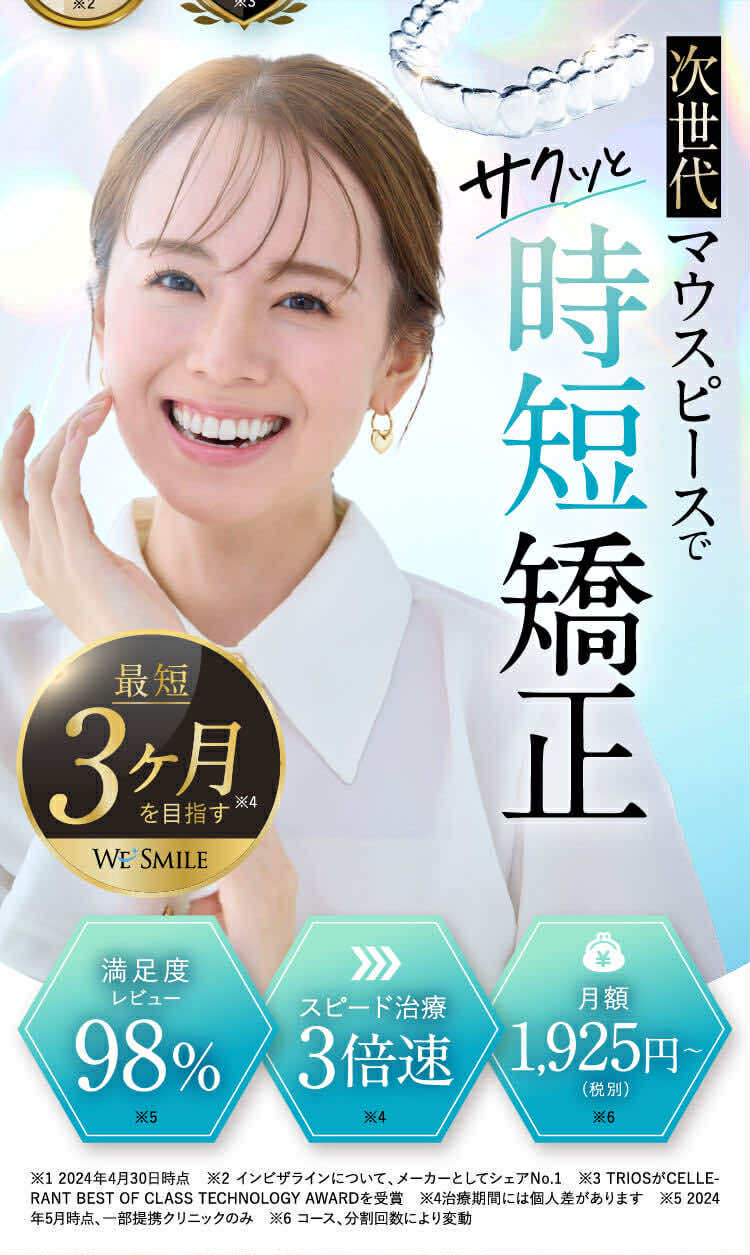 サクッと時短矯正
