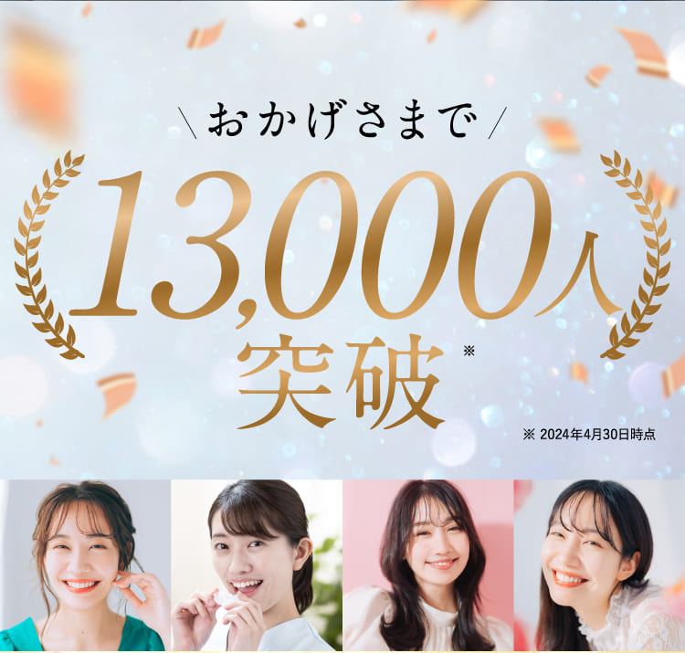 13,000人突破