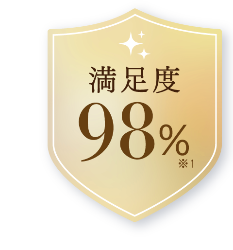 満足度98%