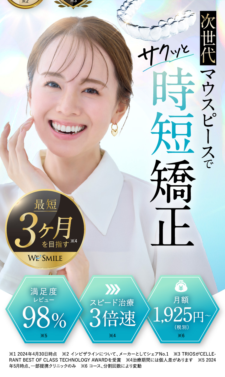 サクッと時短矯正