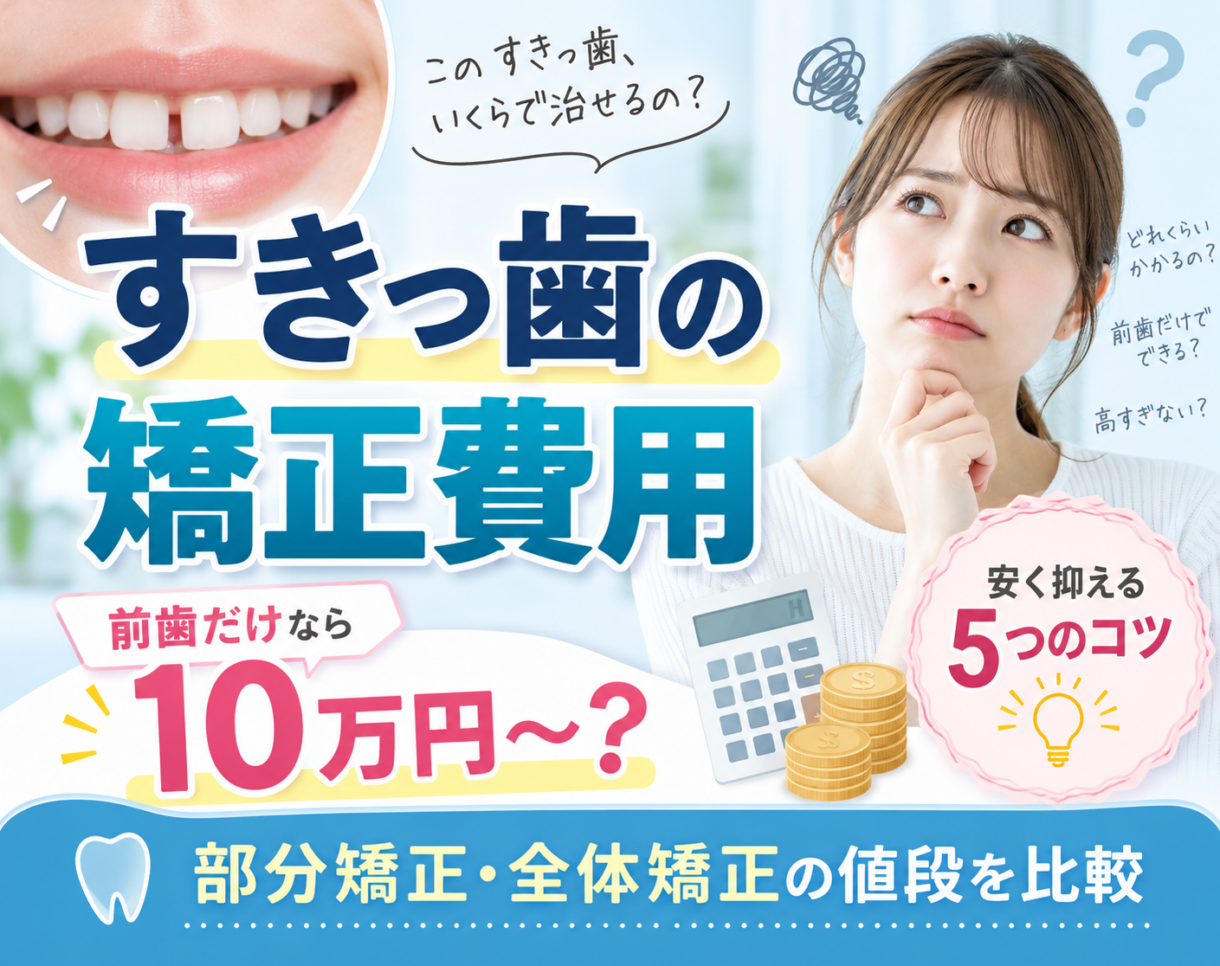 すき っ 歯 治療 金額
