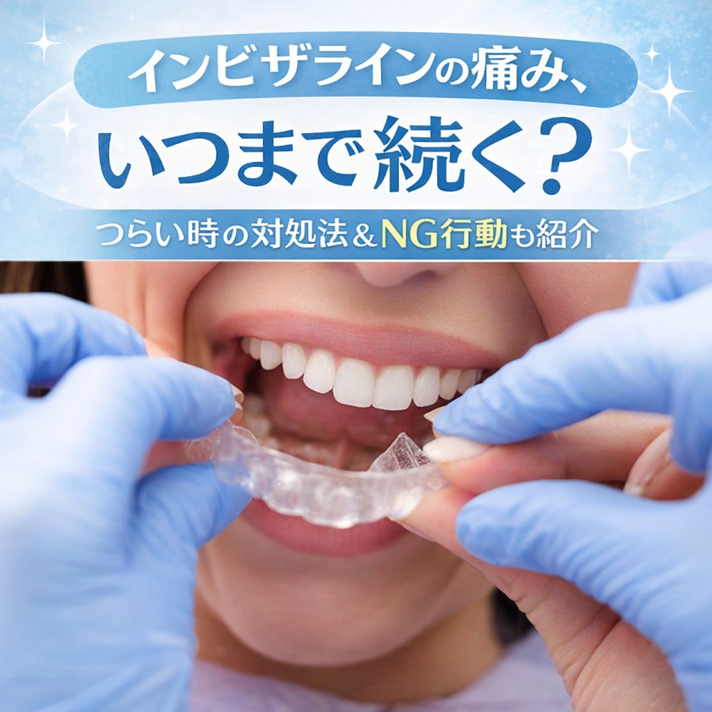 インビザラインの痛みはいつまで？つらい時の対処法も紹介