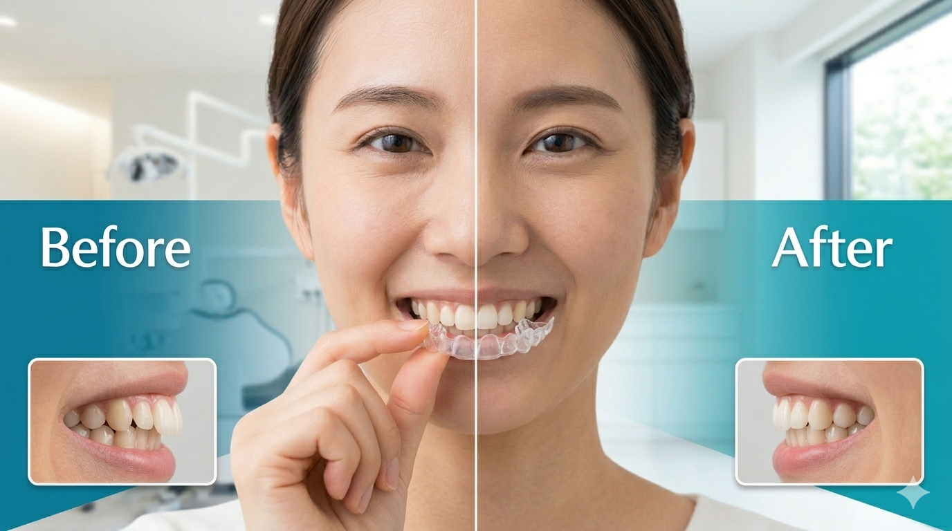 インビザラインで出っ歯は治せる？治療方法・期間・費用と後悔しないためのポイントを徹底解説