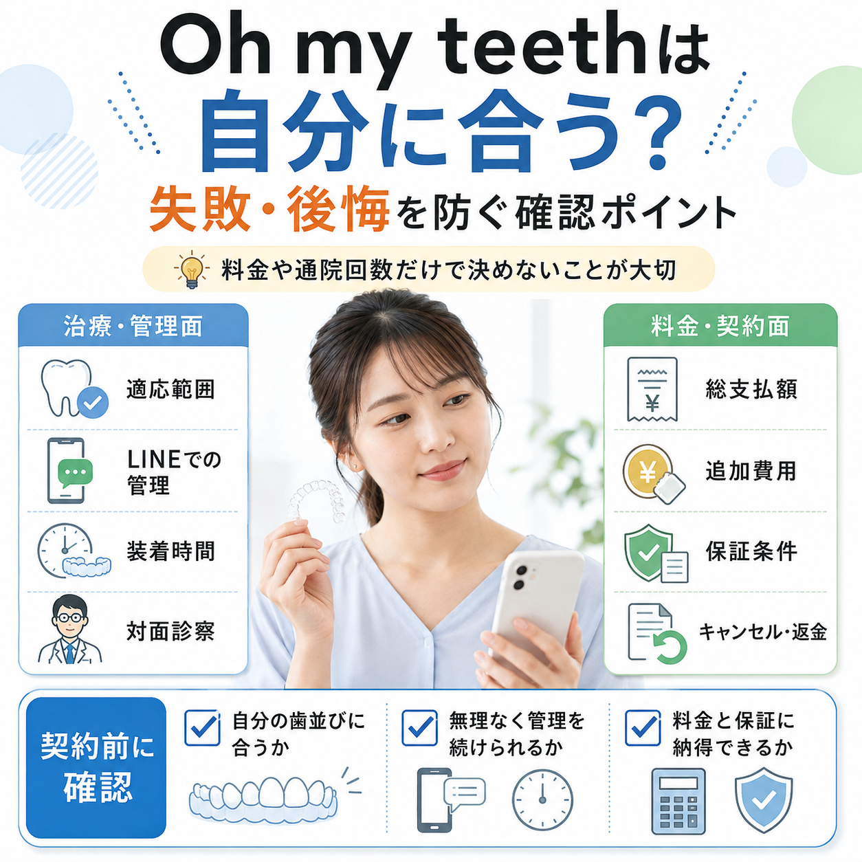 Oh my teeth（オーマイティース）が「合わない」と言われる理由｜失敗しないための確認事項